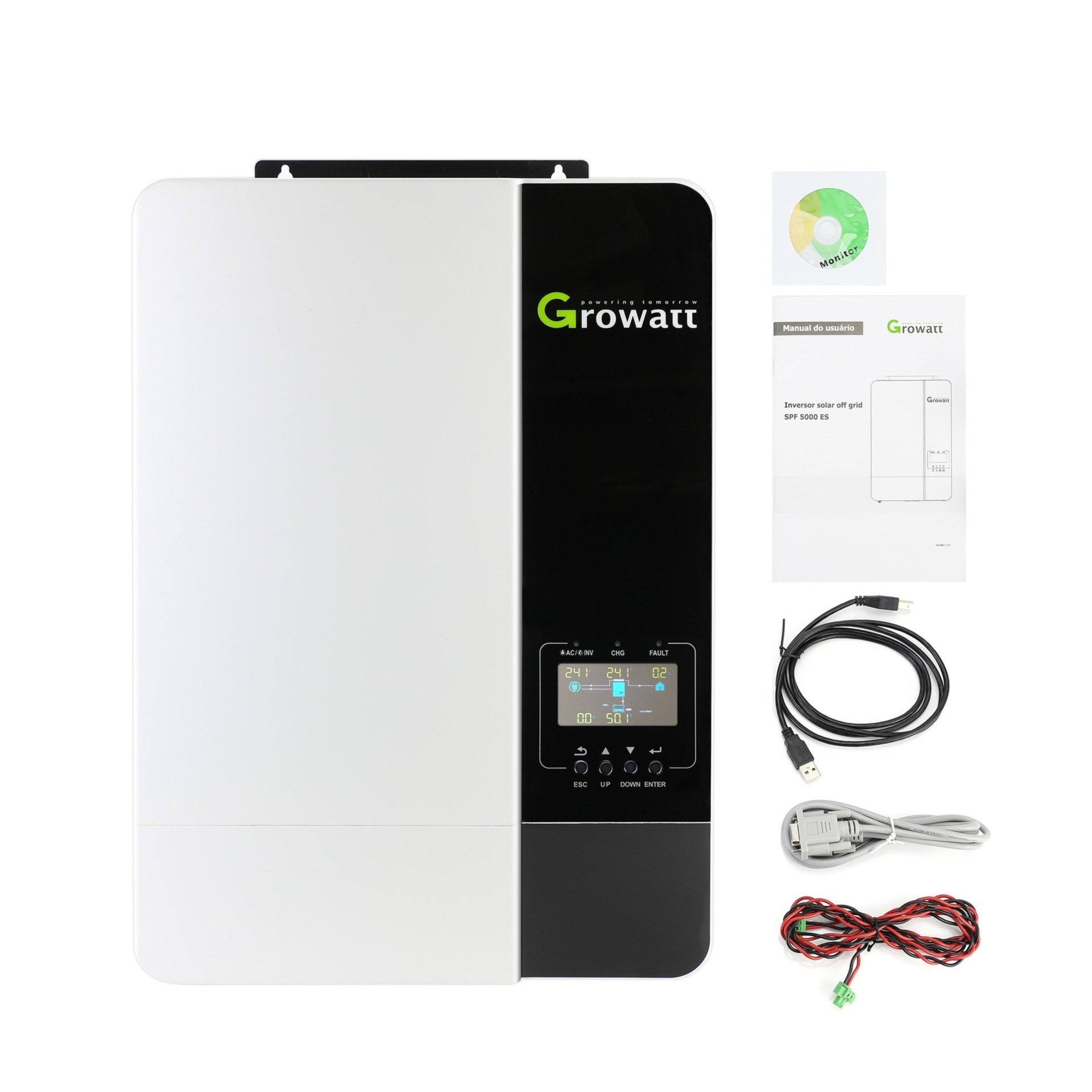 Wholesale GROWATT SPF 3500 ES SPF 5000 ES 5KW off grid hybrid solar inverter