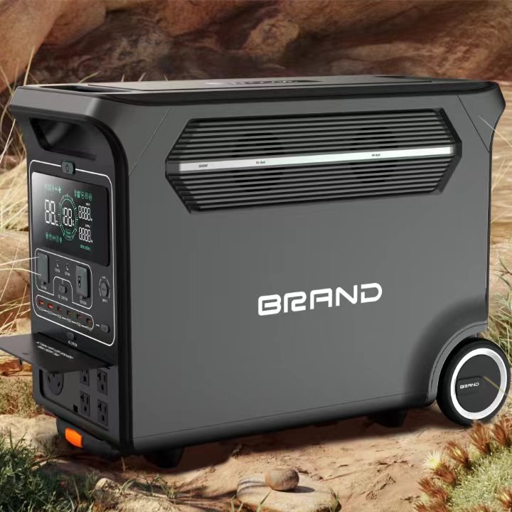 Solar System Portable Power Station 3600W LiFePO4 Batteries Outdoor Solar Generator Portable Power Station