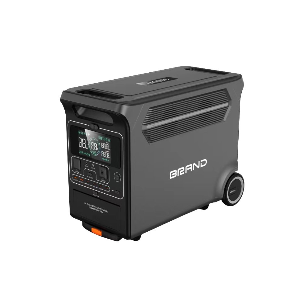 Solar System Portable Power Station 3600W LiFePO4 Batteries Outdoor Solar Generator Portable Power Station