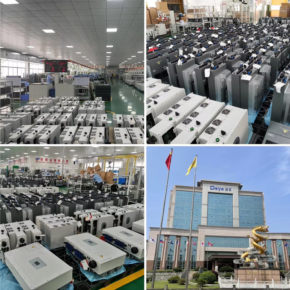 Deye Hybrid Mppt Solar Inverter Transformer Less 5Kw 6Kw Single Phase Solar Inverter