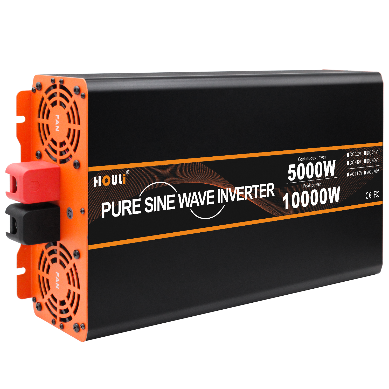 HOULI Pure Sine Wave Inverter 10000W Off Grid Solar Inverter Ac 220V To Dc 48V Converter 24V 110V 6000W 5000W 4000W 3000W 2000W