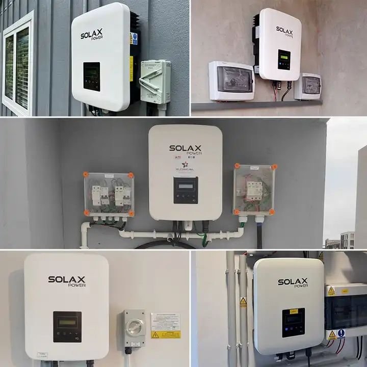 EU Stock Solax X1 X3 HYBRID G4 Netherlands Warehouse Dc To 220V Ac Three Phase 5kw 15kw 12kw 10kw Hybrid Solar Inverter