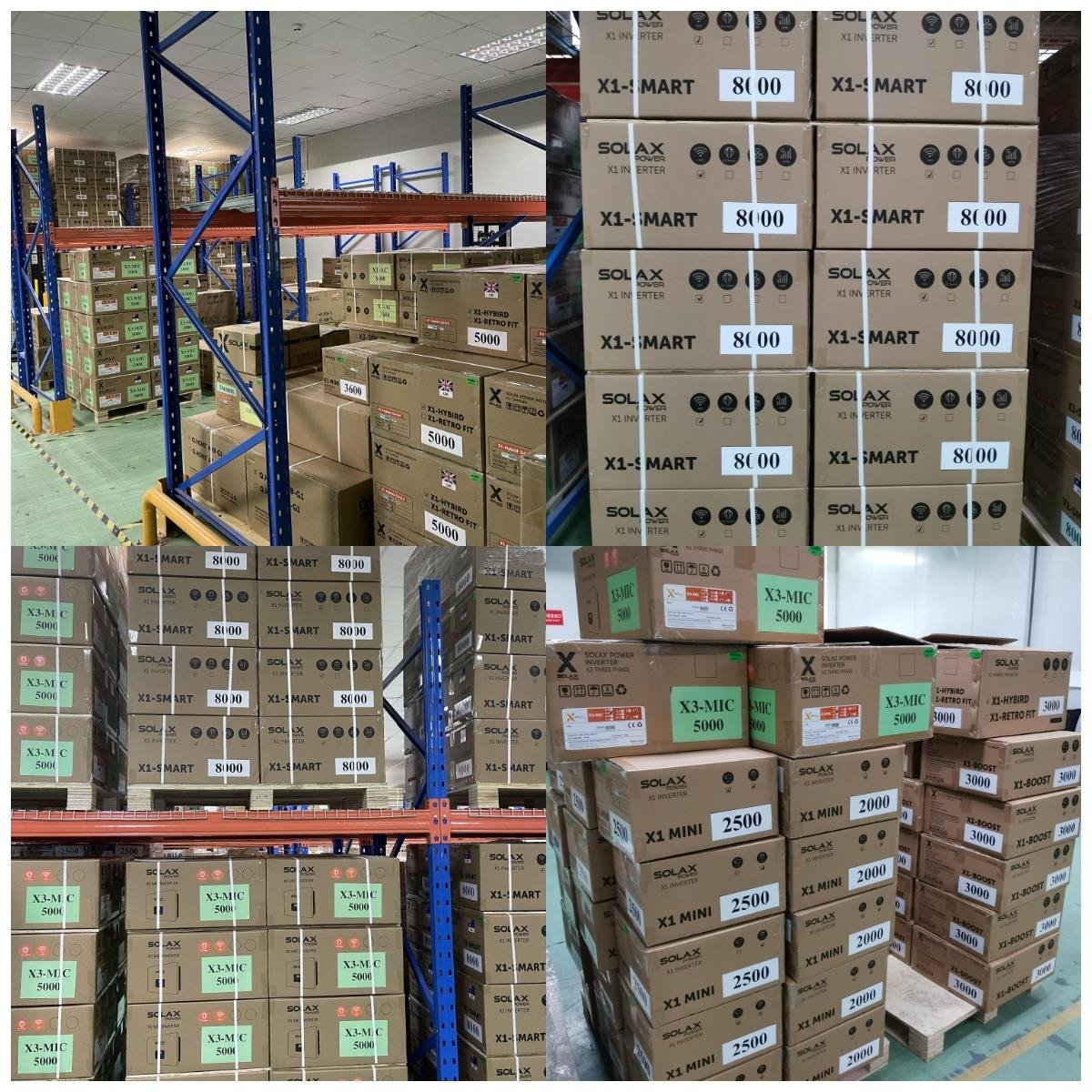 EU Stock Solax X1 X3 HYBRID G4 Netherlands Warehouse Dc To 220V Ac Three Phase 5kw 15kw 12kw 10kw Hybrid Solar Inverter