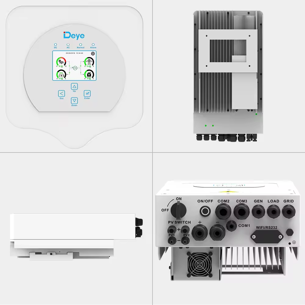 Deye SUN-8K-SG01LP1-EU DC48V 3.6KW 5KW 8KW Deye Hybrid Solar Inverter 8000 Watt