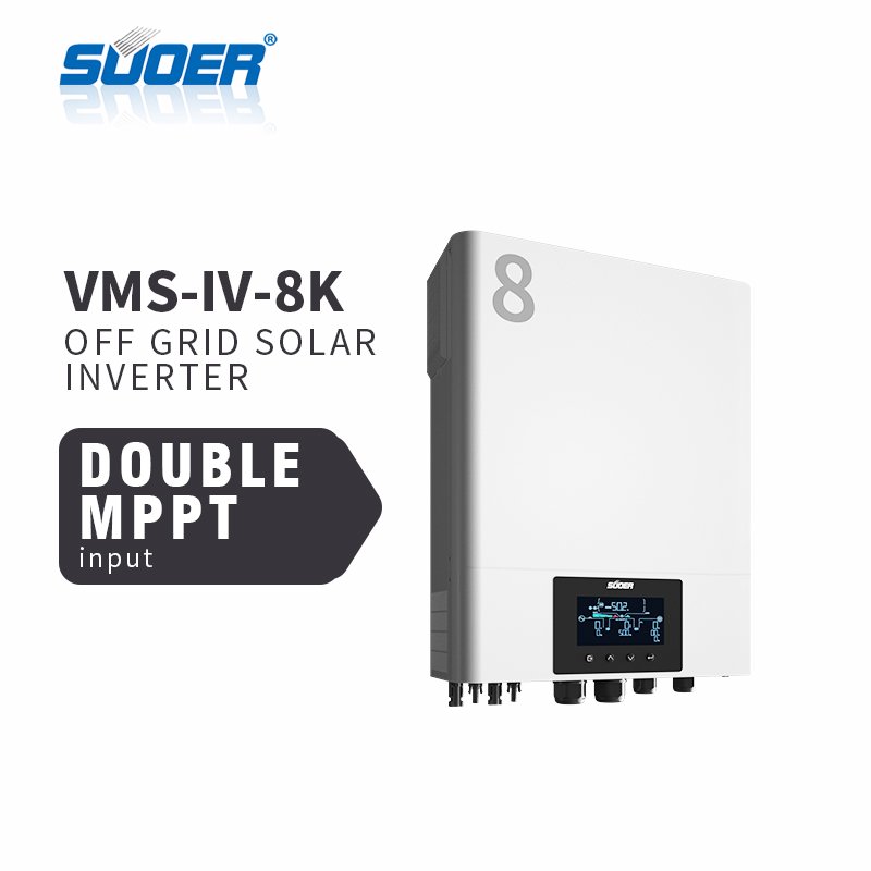 2023 newest suoer 8KW 48V off grid multifunction hybrid solar inverter MPPT 48V120A