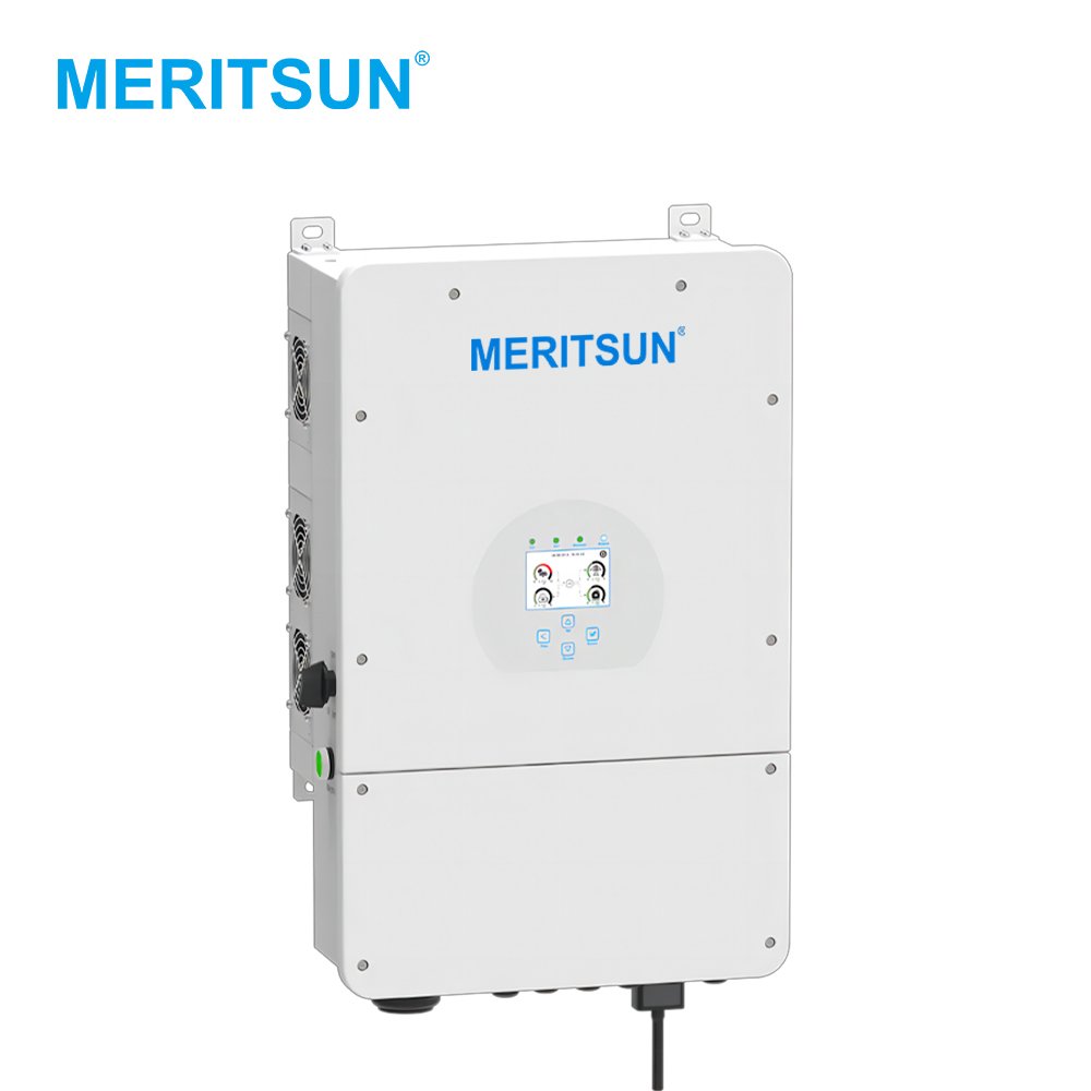 MeritSun Solar Inverter 5kw 6kw 7.6kw 8kw US Version/European Version Single Phase Hybrid Grid