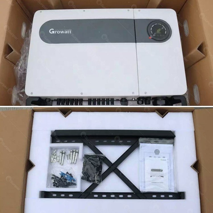 Promotion Growatt Max 100ktl3-x lv 100KW 110KW 125KW Growatt Inverter On Grid 3 Phase Solar Inverter For Project