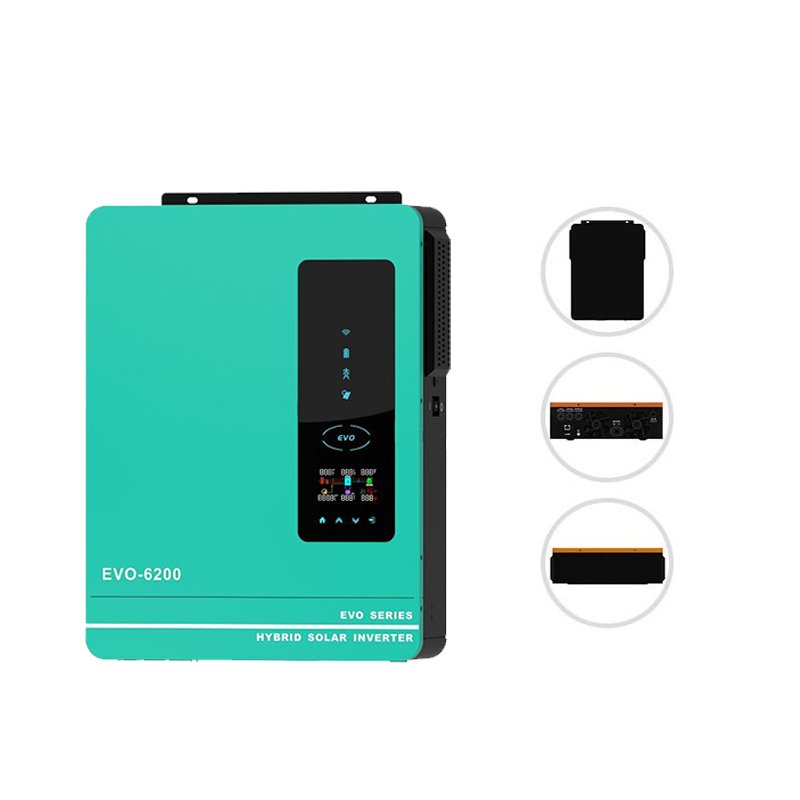 4200w 24v hybrid solar inverter 6kw with MPPT for solar power system for home and government