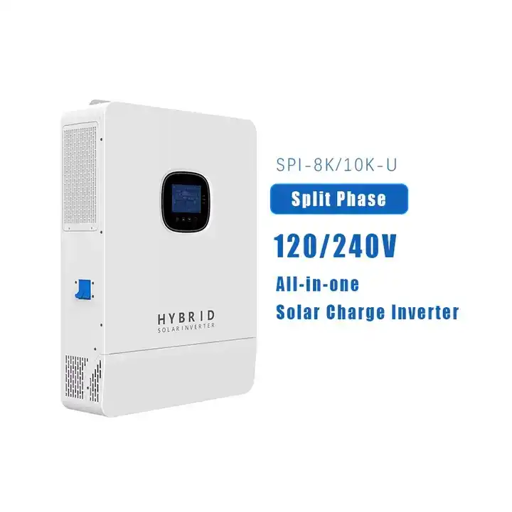 Parallel functions split phase pure sine wave hybrid solar inverter US version 8kw 10kw solar charge inverter