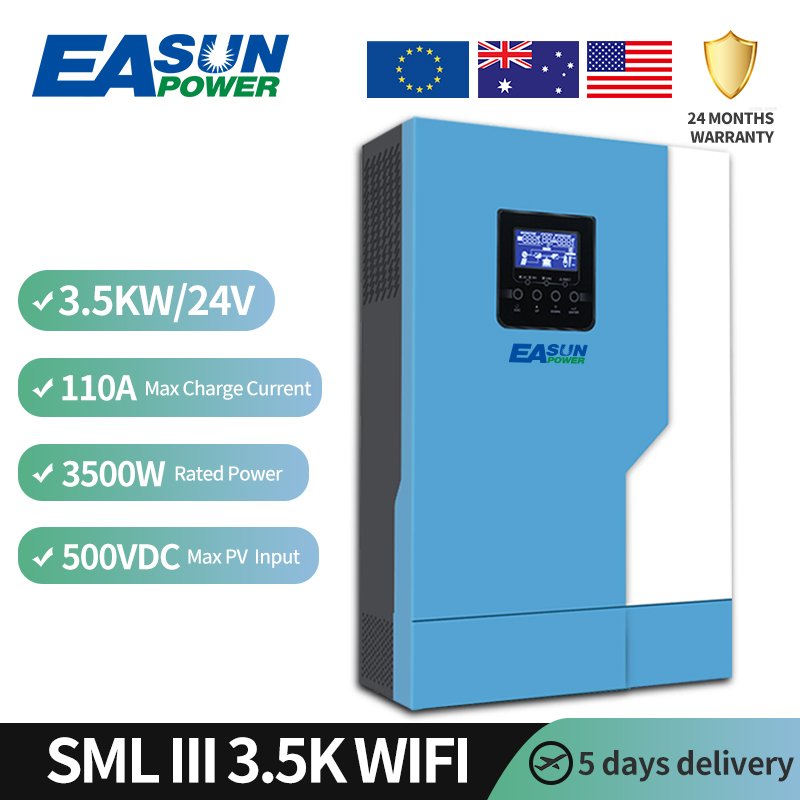 EASUN POWER Cheapest Solar Inverter 3kw 5kw 5 kva 6kw 8kw 11kw MPPT Hybrid 3000 Watt Solar Inverter Work Without Battery
