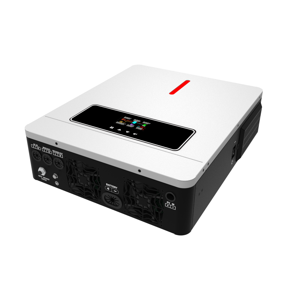DEMUDA Factory 3.6kw 6.2KVA MPPT 120A 500VDC PV Input 220VAC 48V with/no Parallel Function 6200W 1 Phase Hybrid Solar Inverter