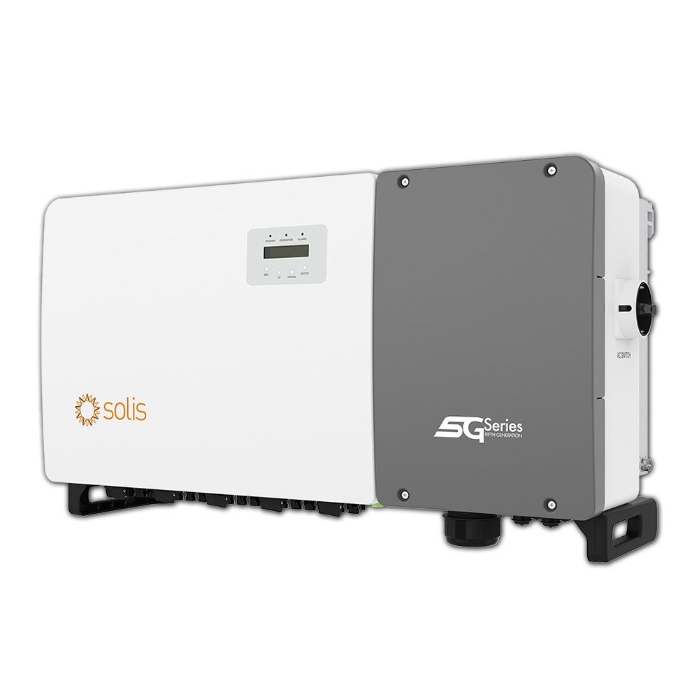 Solis Pv Inverter 80KW 100kw 110kw 125kw Solis-(80~125)K-5G 5G 3 Phrase Solar Inverter For On Grid Solar System