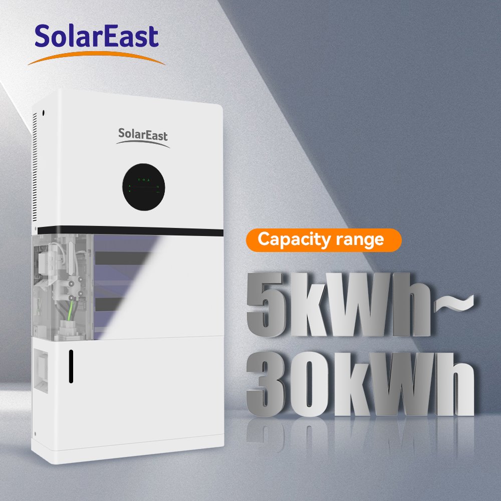 All In One inverter And LiFePO4 Lithium Battery 10kw 51.2V 200ah 20kwh 30kwh Stacked Module Solar Energy Storage System Battery
