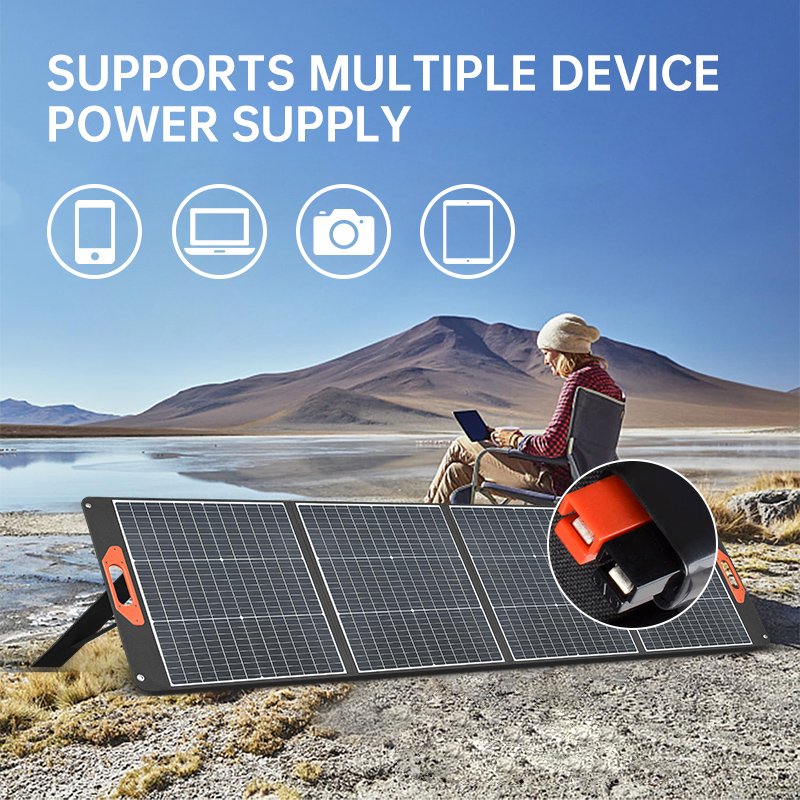 Portable High quality 400W Polymer Aviation Material Solar Panels Waterproof Foldable Solar Charger Laptops Cell Phones Tablets