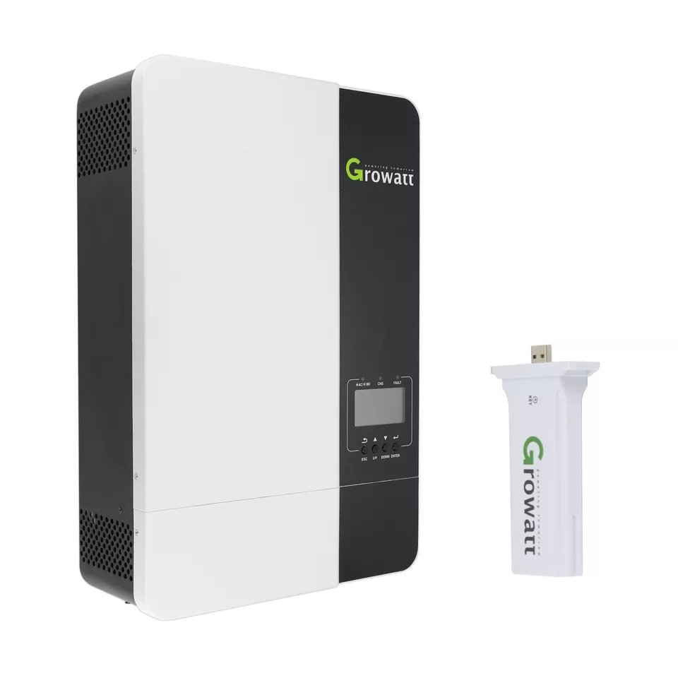 Growatt off grid solar inverter 2kw 3kw 5kw 3000 watts 5000 watts 6000watts SPF 3000TL HVM SPF 5000TL HVM 24v 48v