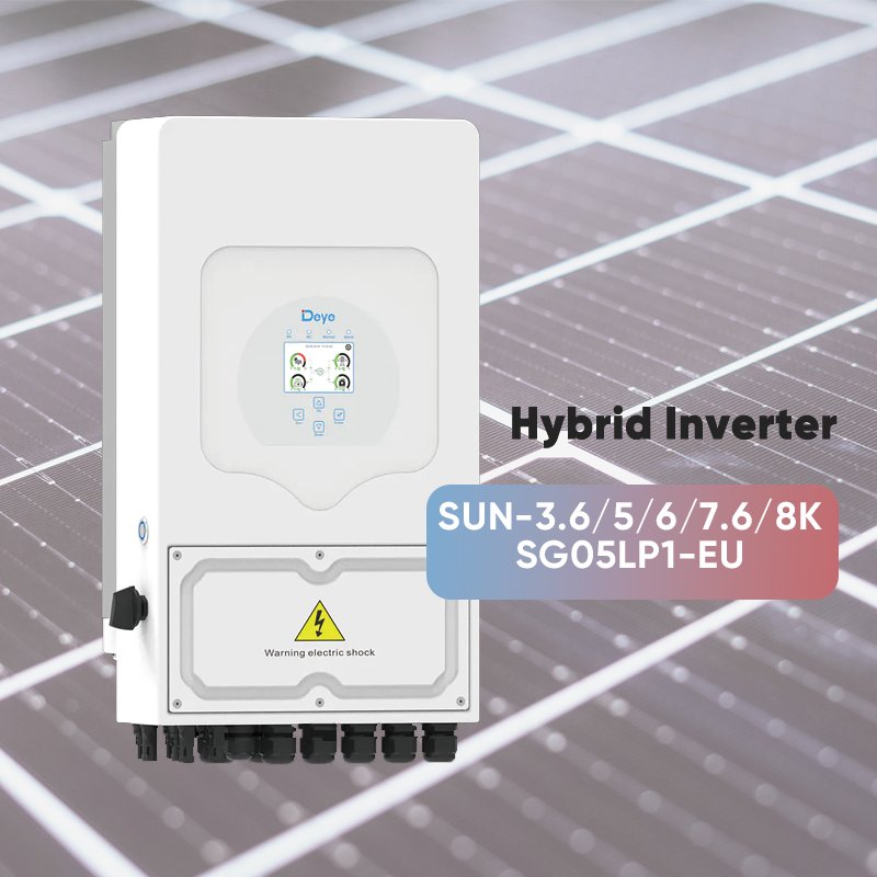 8kw 10kw 12kw Deye Hybrid Single Phase Solar Inverter SUN-3K-SG04LP1 EU Warehouse