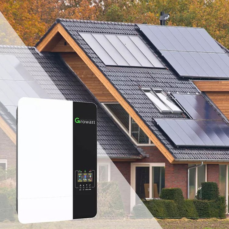Growatt 48v Dc Spf 5000 Es Growatt Solar Inverter Growatt Hybrid Off Grid Inverter