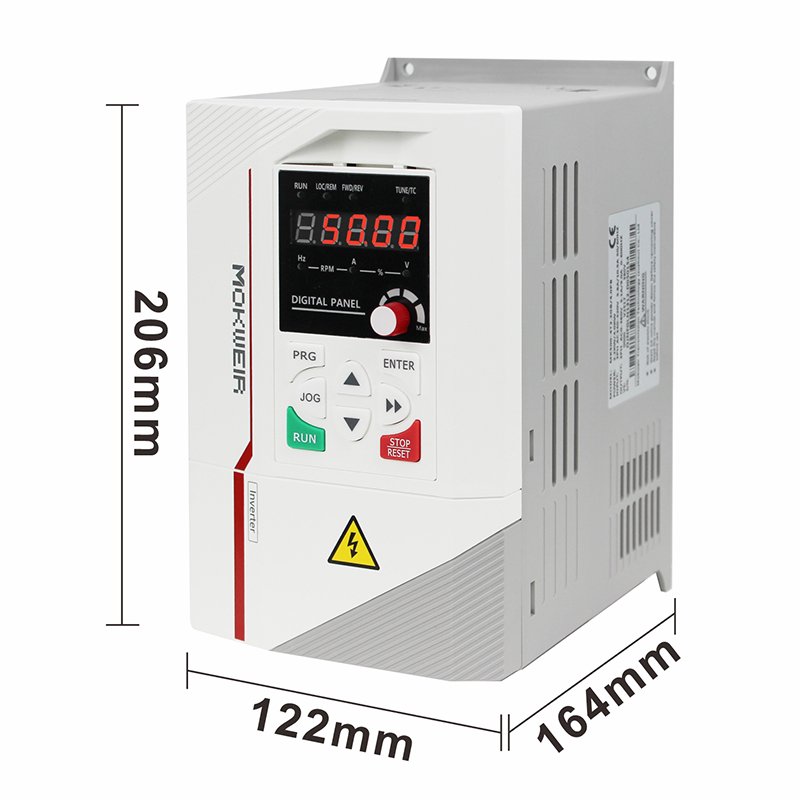 Variable Variador De Frecuencia 1.5KW 2.2KW 4KW 1 Phase Adjustable Speed Drive Variable AC Motor Frequency Inverter VFD
