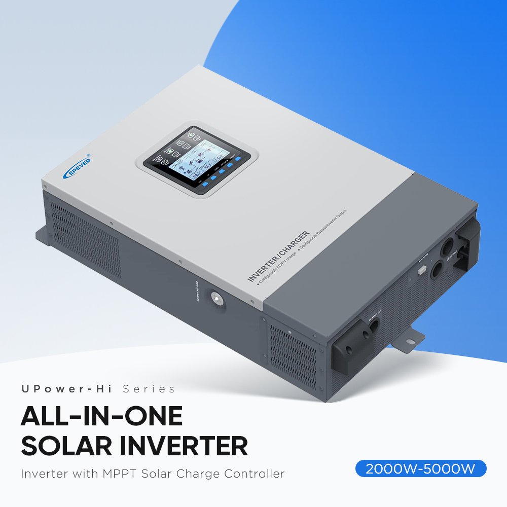 Sunpal UPower Hi Series 3000W Inverter and Charger 3KW Hybrid Solar Inverter UP3000-HM5042