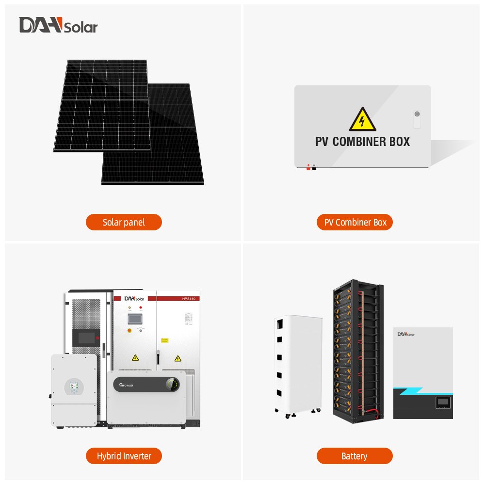 Complete Set Solar Energy System Hybrid Solar System 50kw 100kw 120kw 150kw Solar Power System