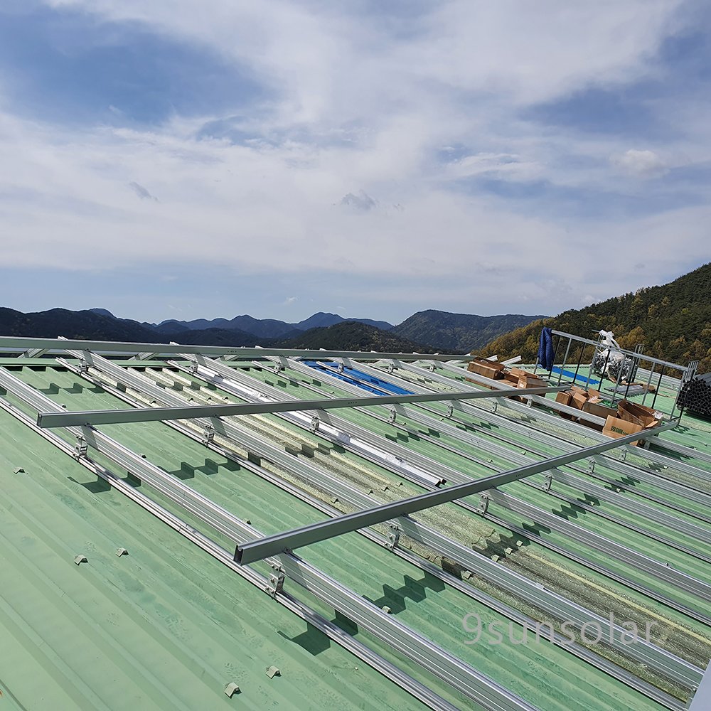 low price to buy solar energy system flat roof solar roof mounting system