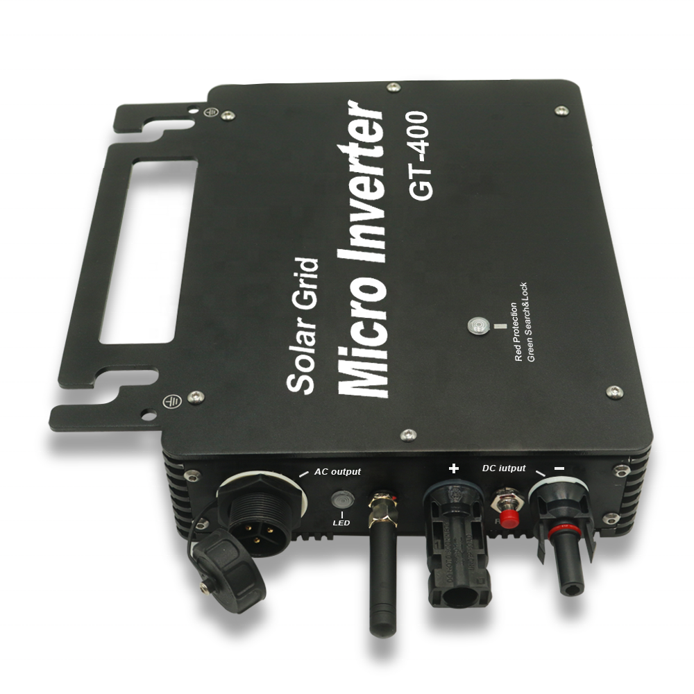 400W 220V smart WIFI control IP65 waterproof microinverter mppt solar inverter The latest solar micro inverter