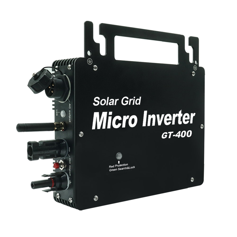 400W 220V smart WIFI control IP65 waterproof microinverter mppt solar inverter The latest solar micro inverter