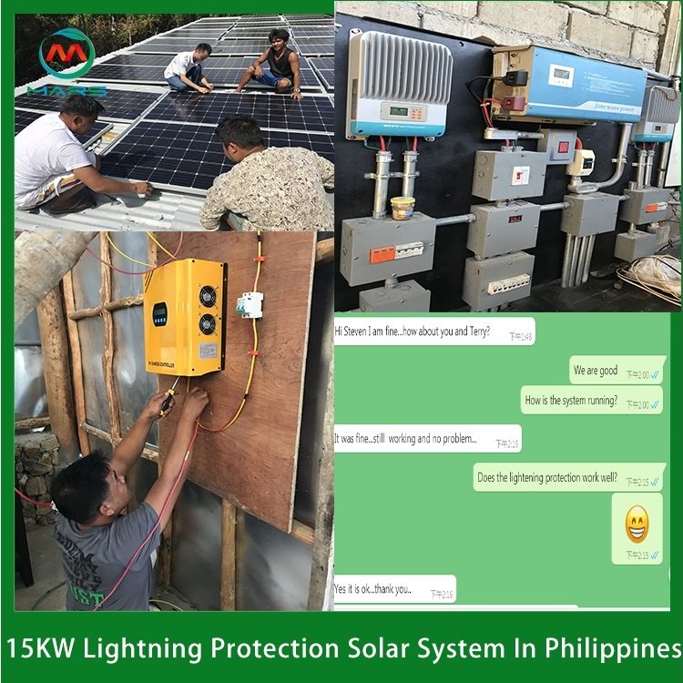 Mars Solar Inverter 10kw Solar Inverter System High Efficiency On Grid Hybrid Solar Energy System Portable