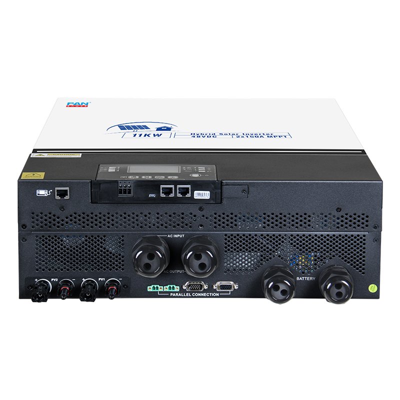 Double MPPT hybrid inverter 48v 10kw 11kw solar inverter with parallel function