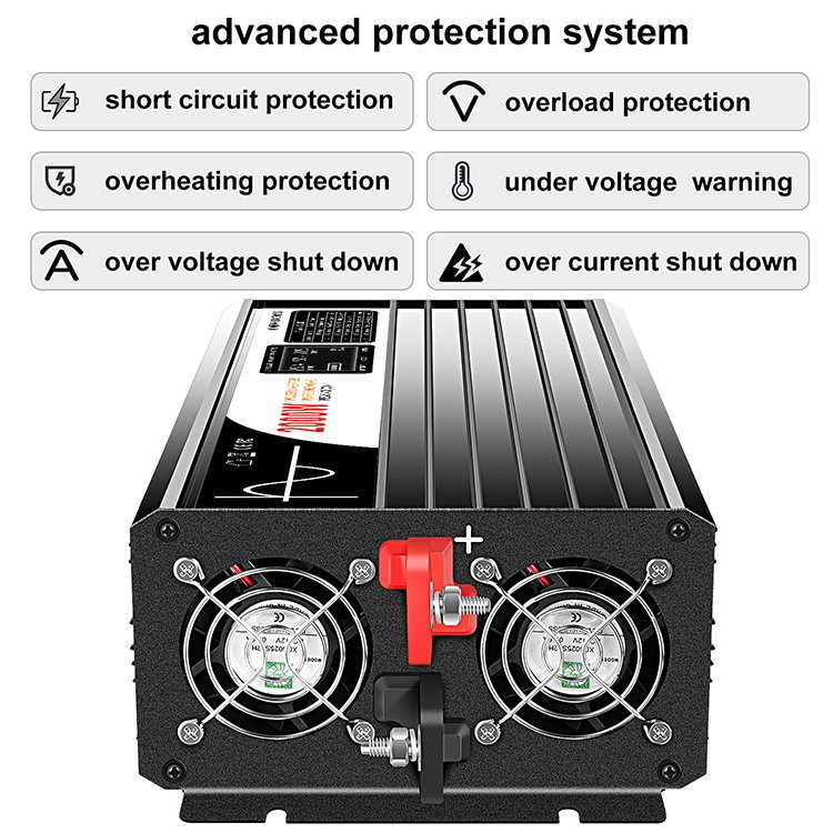 Power Inverter 2000w Solar Inverters 2000w Inverter With Charger