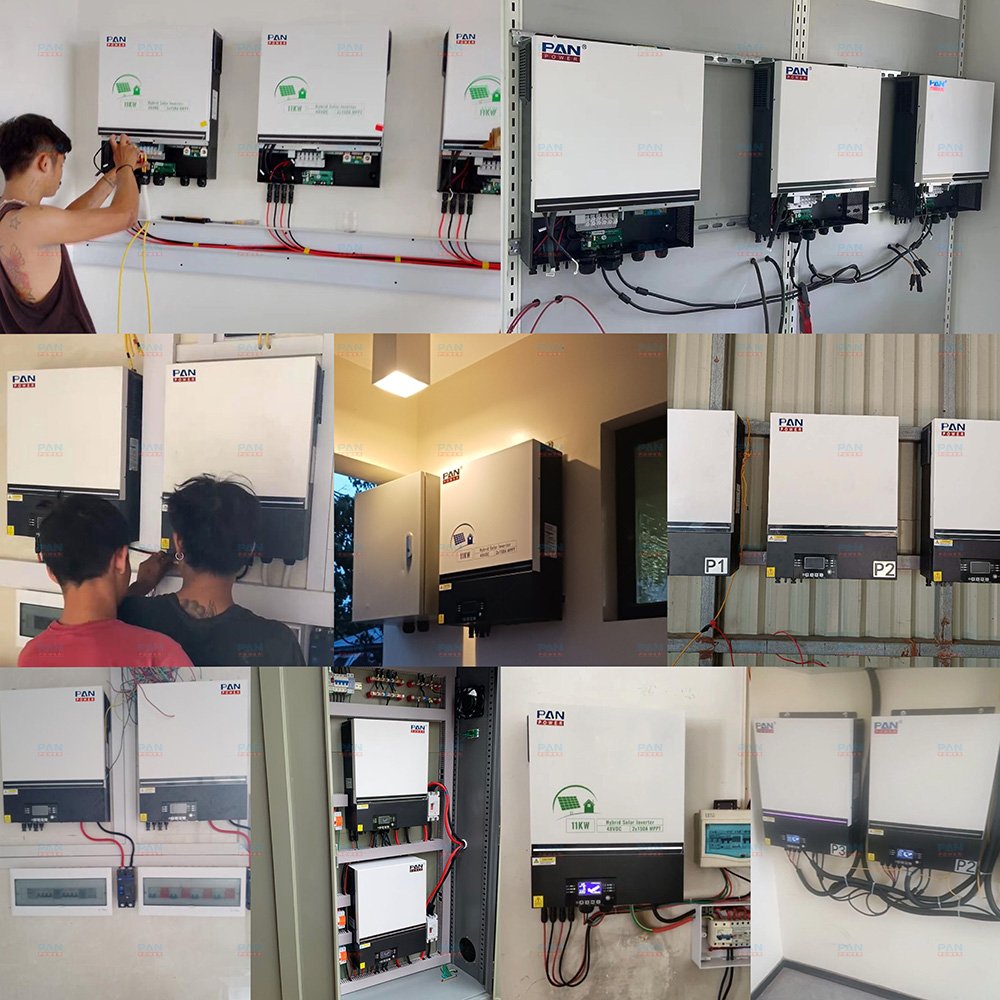 New Arrival 48v 220v 230v 10kw 10.2kw hybrid solar inverter