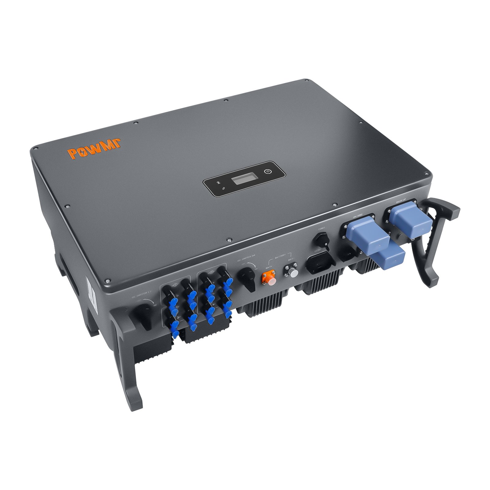 PowMr High Efficiency 25/30/36/40/50KW 750V HV 3 Phase on/off grid Energy Storage Hybrid Solar Inverter