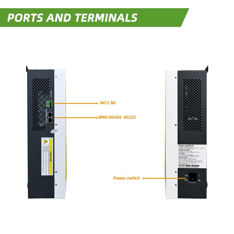 High Quality 1.2kw 1.6kw Hybrid Solar Inverter 3kw inverter Solar Power System Home LCD Pure Sine Wave inverter