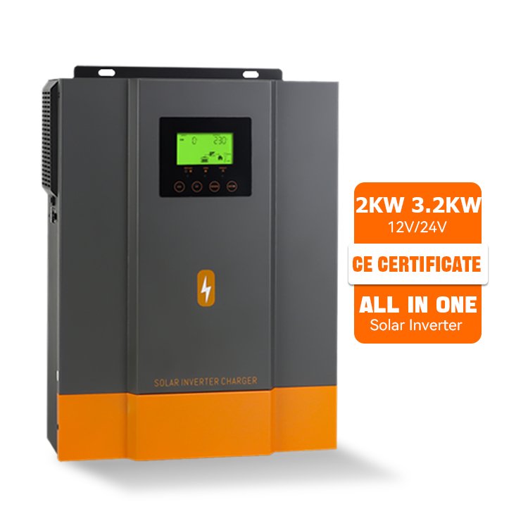 PowMr 3.2KW 24V Solar Inverter Pure Sine Wave Solar Inverter With Mppt Max PV Voltage 400V Hybrid Solar Inverter