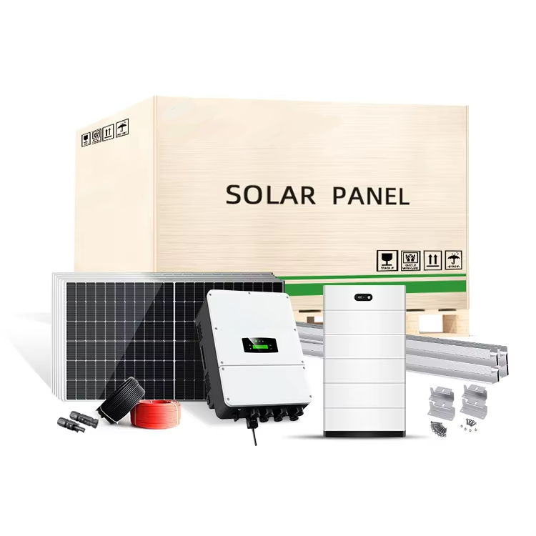 solar panel power system off grid complete inverter 10kw 8kw 6kw 5kw electric on batteries for energy system