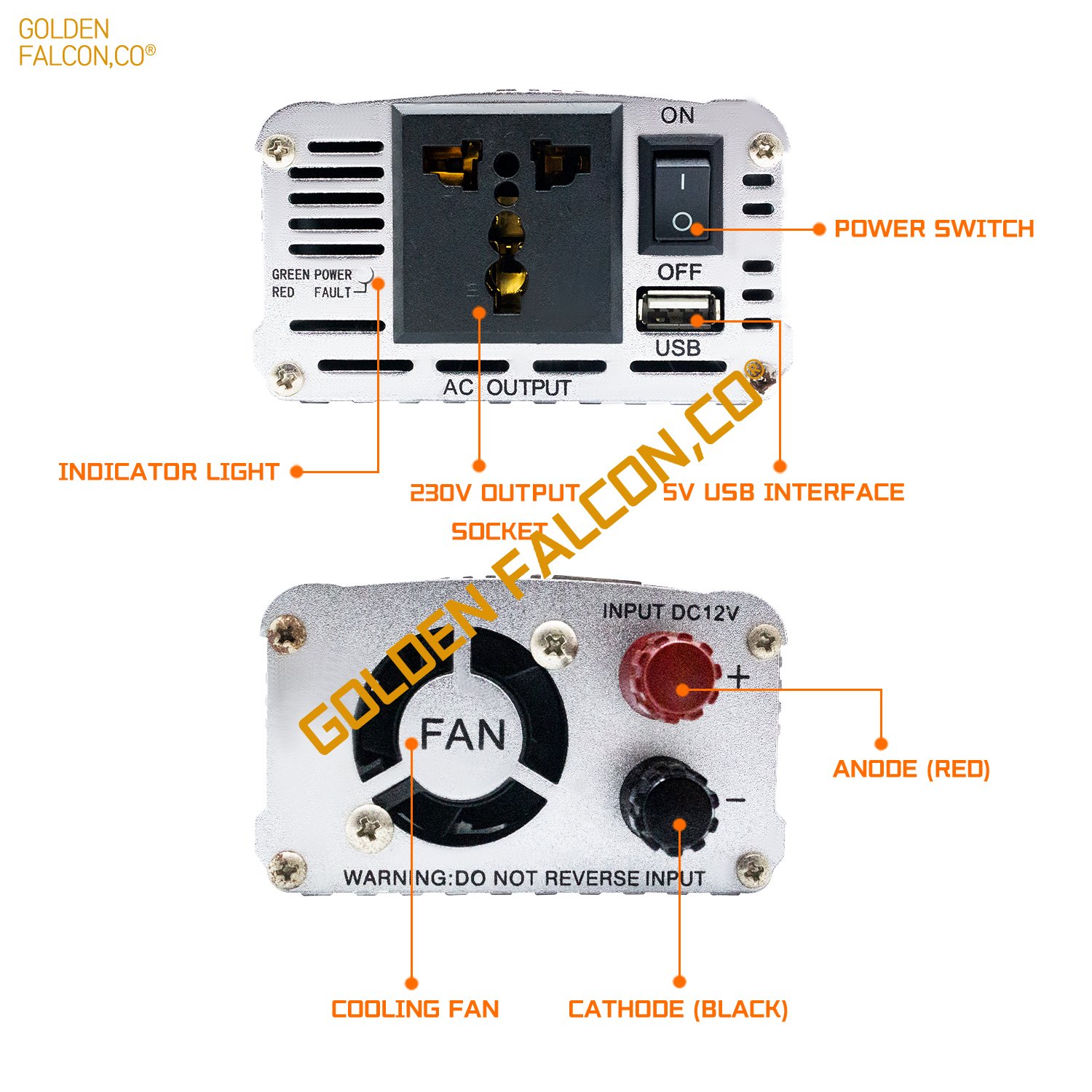 Power inverter 500w 1000w 1500w Modified sine wave solar inverter Inversor smart inverter