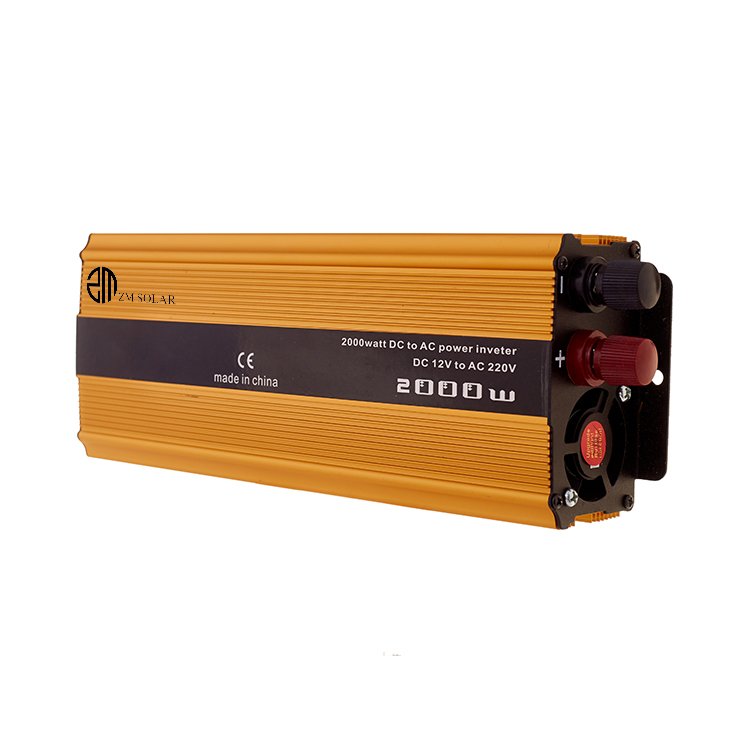 2000w DC 12V to AC 220V Power Solar Inverter Off Grid Inverter Dual USB High Frequency Inverter Power Supply
