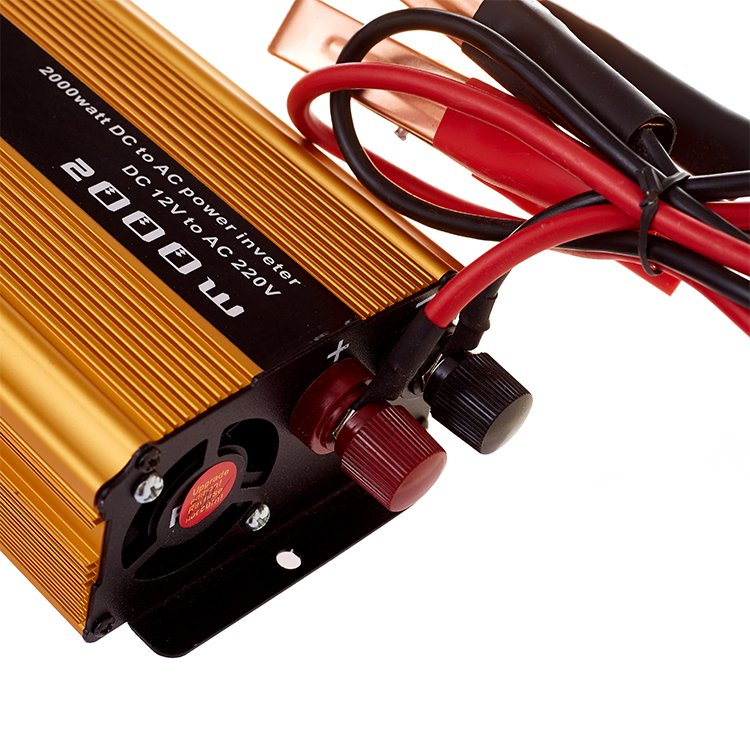 2000w DC 12V to AC 220V Power Solar Inverter Off Grid Inverter Dual USB High Frequency Inverter Power Supply