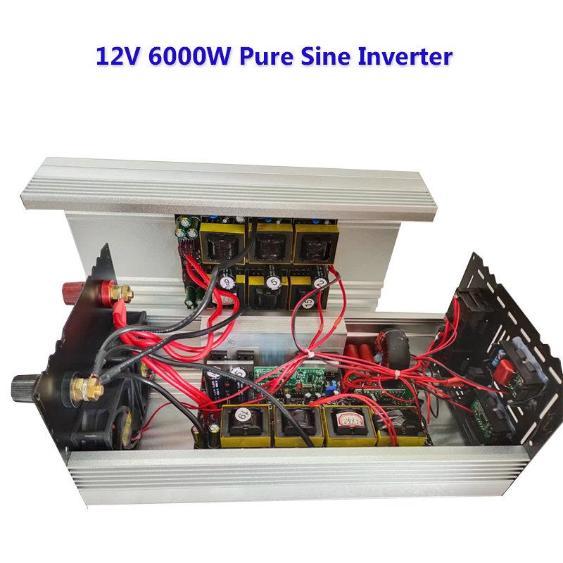 Pure Sine Wave Inverter 50Hz 60Hz 4000W 5000W 8000W DC 12V 24V To AC 220V inverter Power Converte Micror Car Voltage transforme