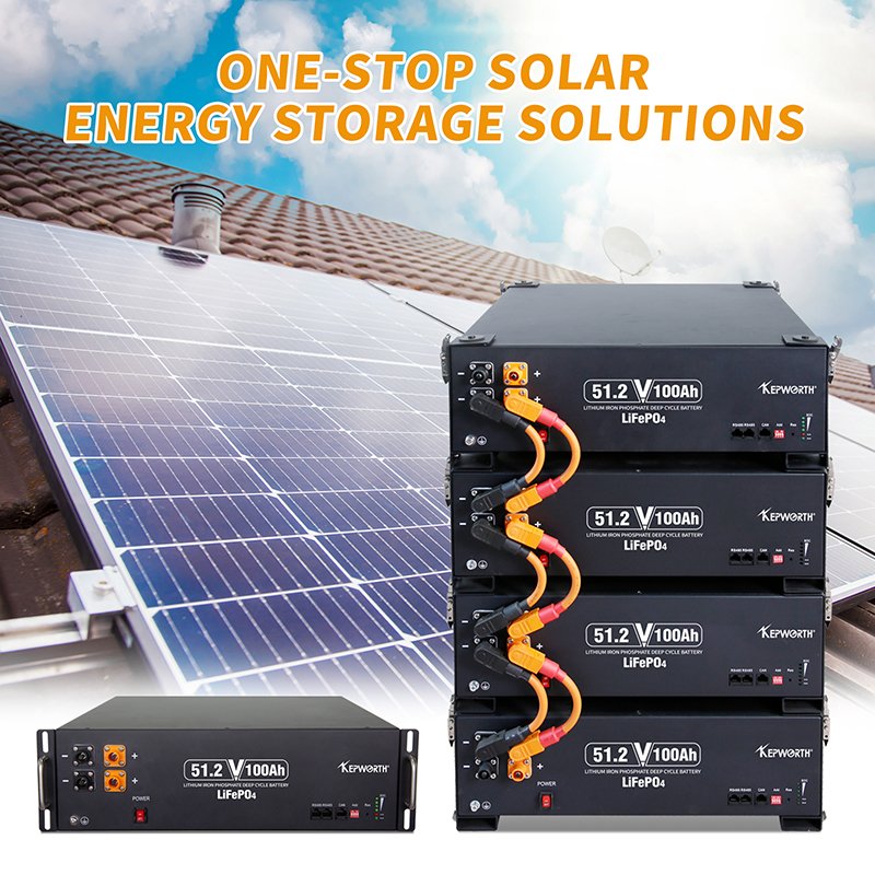 New LiFePO4 Powerwall 48V 100Ah 200AH 5KW 10KW Battery Pack Lithium Solar Battery 4000+ Cycles RS485 CAN Inverter LiFePO4 100AH