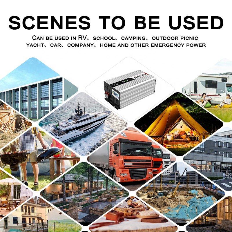 FCHAO On Off Grid Hybrid Solar 5000W Power Inverter Controller Outdoor Camping Home Made In China Factory Wholesale