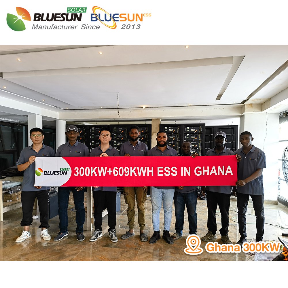 Bluesun 10kw solar power system hybrid battery energy storage system10KW 20KW 30KW solar system for home