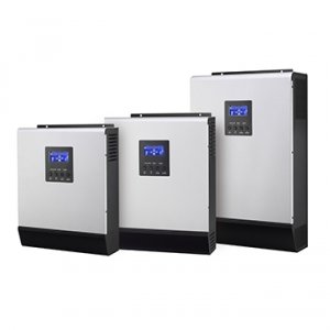 Axpert MKS-ZERO LV 1KW 2KW 3KW 12V24V48V off grid hybrid pure sine power inverter with 80A mppt solar controller&120V AC charger