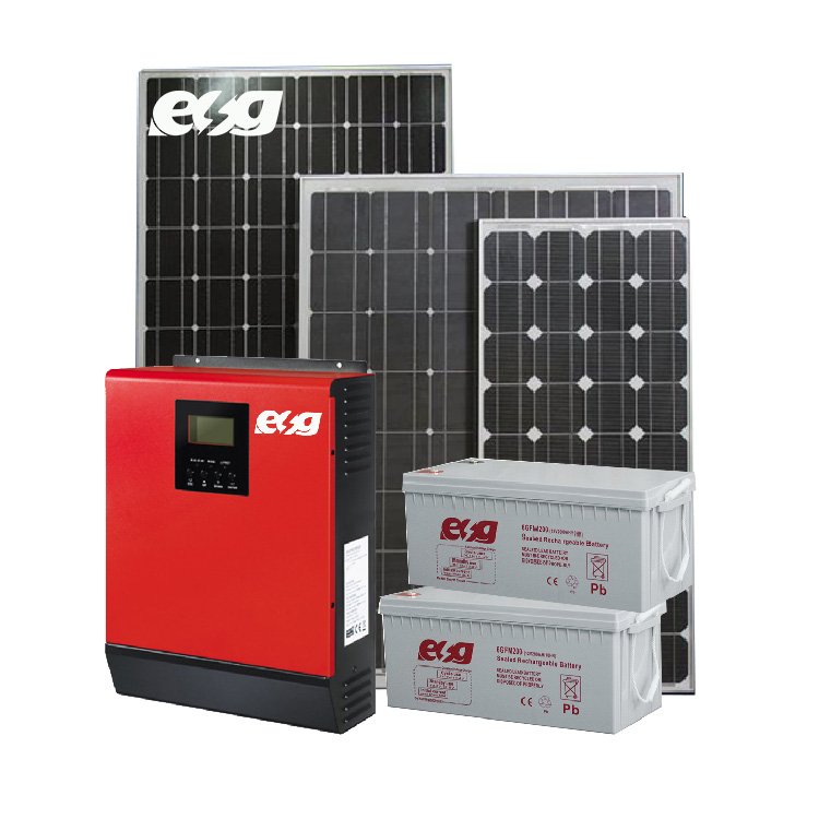 ESG 5KW Solar System 20kw 30kw 40kw 50kw 60kw 80kw 100kw solar energy systems Complete solar kits solar system home