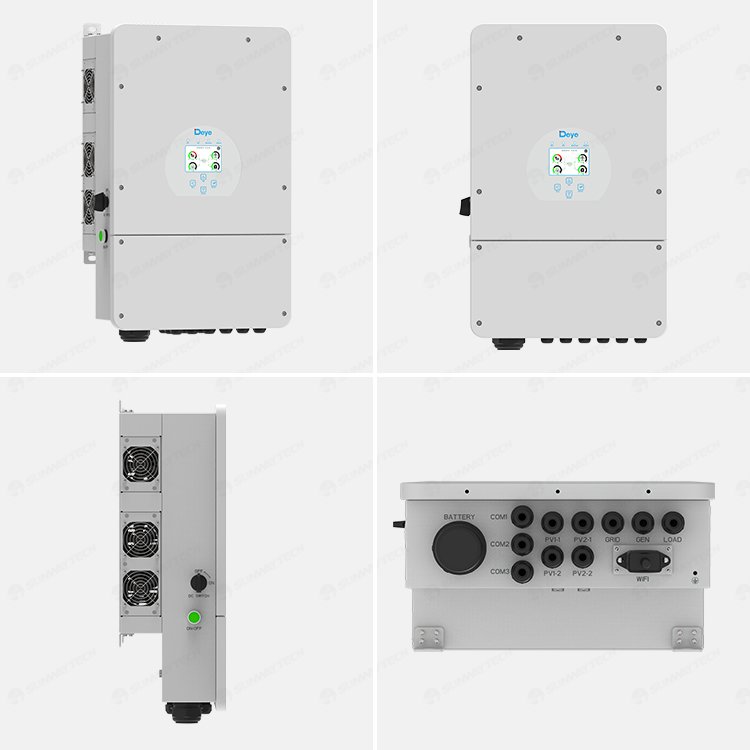 Easy installation Deye sun series 48v 10kw deye onduleur hybride 8kw 10kw hybrid solar inverter with low price
