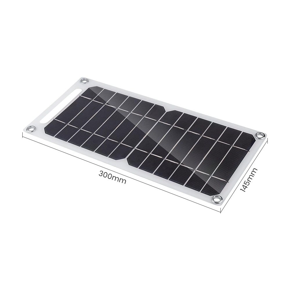 Portable Solar Power Panel Mini Outdoor Waterproof Flexible USB Charger DC Port Solar Panel
