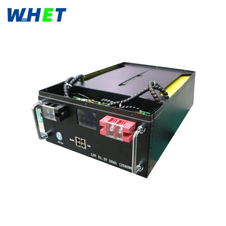 Smart BMS LCD 48V 51.2V 50AH 100AH 150AH 200AH Home Solar Storage Lithium Lifepo4 Server Rack Mounted Battery