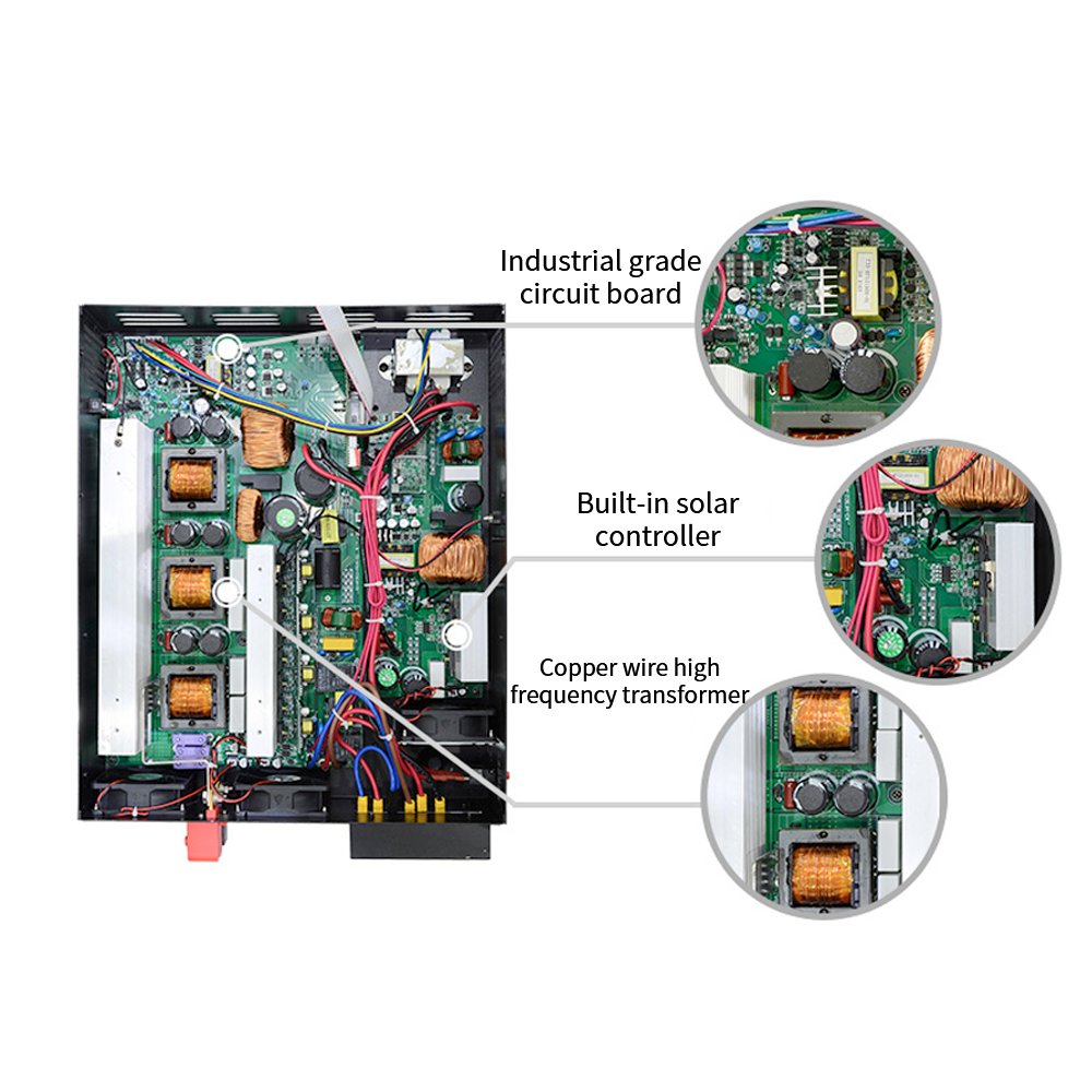 Customizable inverter solar home system 48V 5KW pure sine wave solar inverter