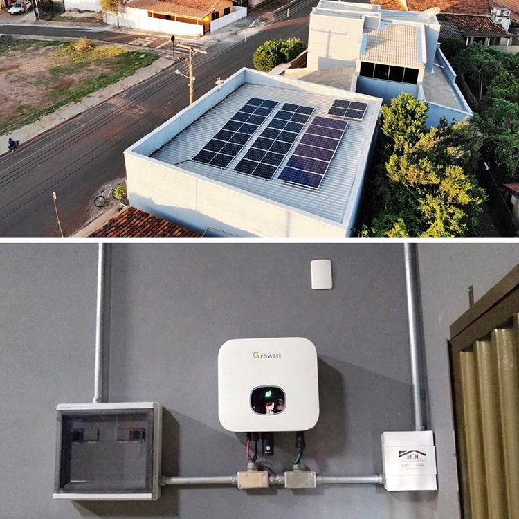 On Grid Hybrid Solar System 5Kw 7.5Kw 10Kw 15Kw One Stop Solution On Grid Solar Energy System With Battery
