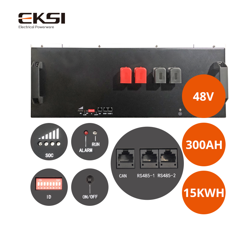 Powerwall 48v 300ah 15kwh Home Lithium Battery Solar Storage Hybrid Solar Inverter Battery
